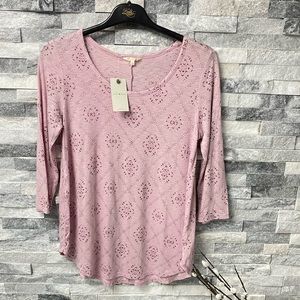 NWT lucky brand purple top sz S